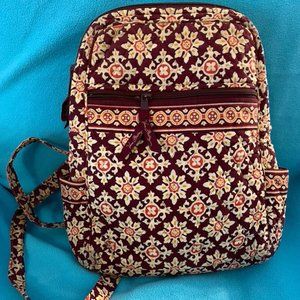 Vera Bradley Backpack Purse Medallion RETIRED